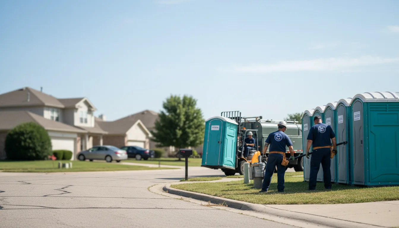 Porta Potty Rental in Pleasant Plains, IL near me